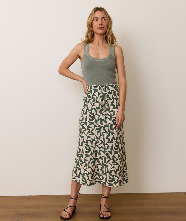 Avery Hemp Midi Skirt